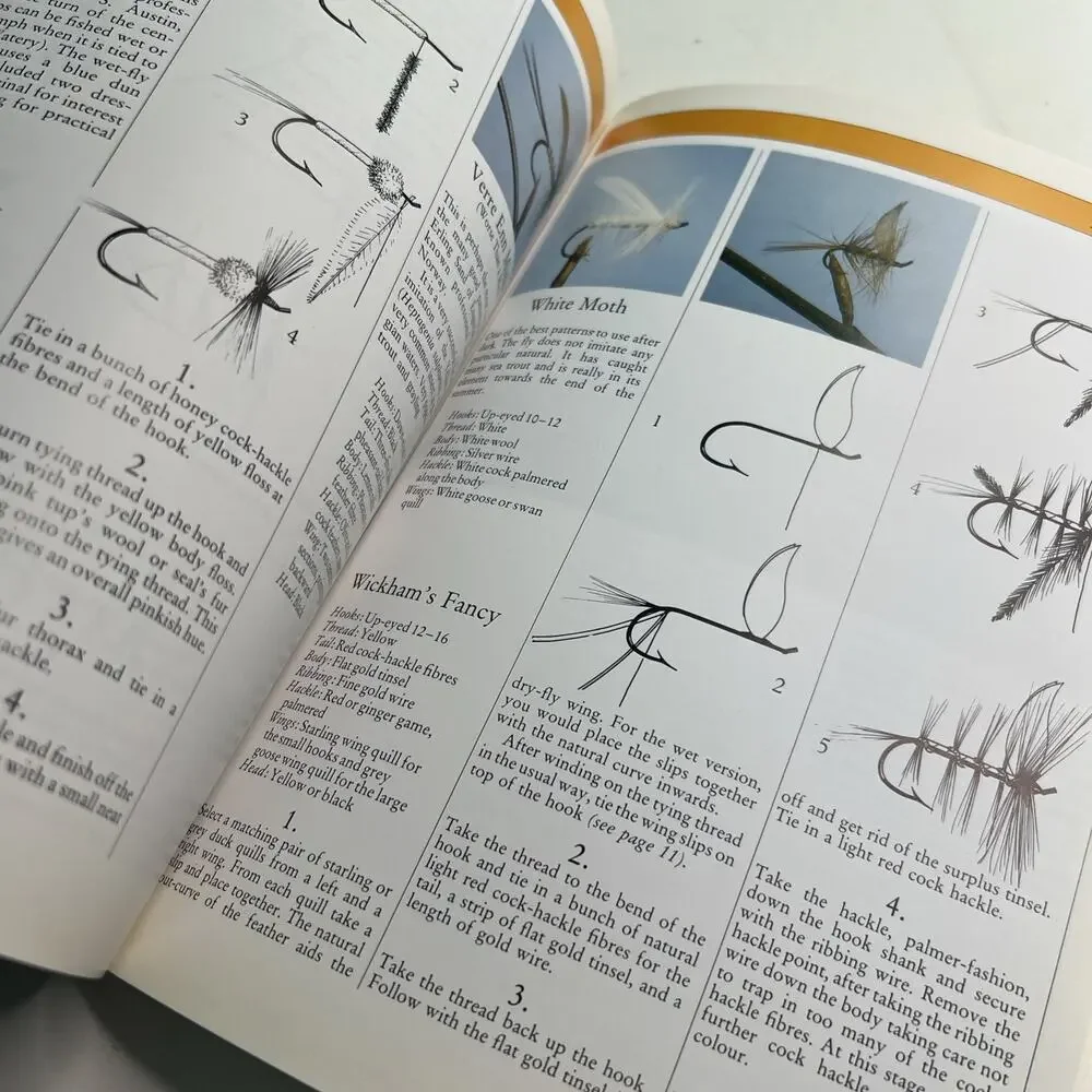 The Flytier's Manual Book by Mike Dawes 1985 Paperback Reference Fly Patterns